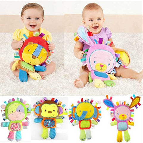 Soft Plush Elephant Crib Bed Hanging Animal