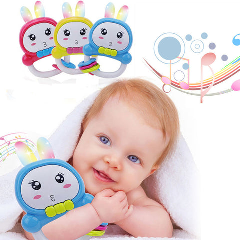 Baby Rattles Rabbit Ears Educational Music Toys