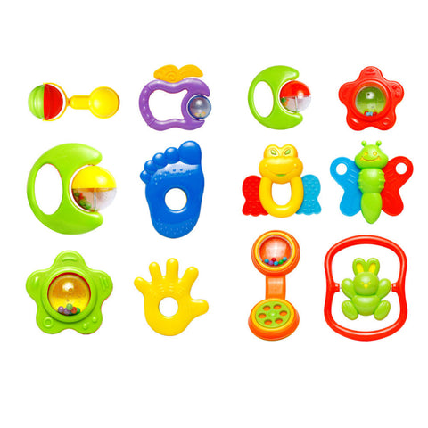 Toddler Music Toy Plastic Hand Jingle Shaking Bell