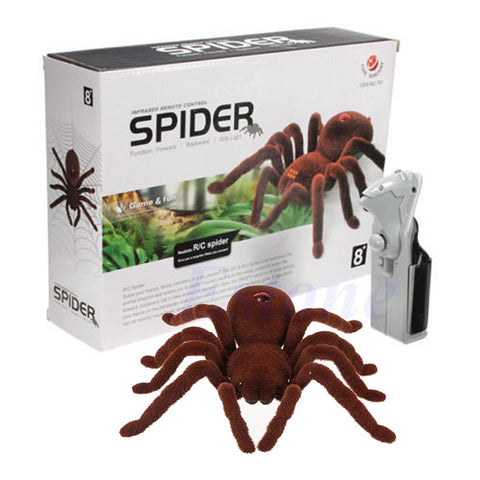 Remote Control Creepy Soft Scary Plush Spider