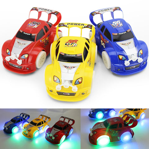 Automatic Steering Flashing Music Racing Car