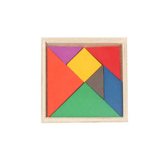 Tangram Wooden Jigsaw Puzzle Toys For Kids