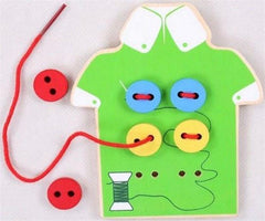 Toddler Sew On Buttons Early Education Teaching Aids