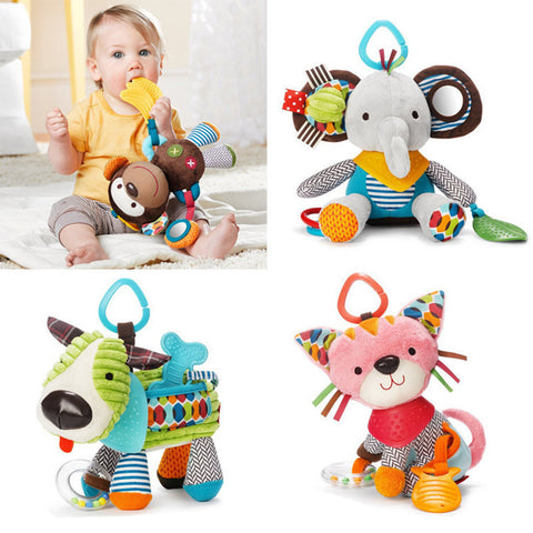 17CM Infant Wind Chimes Rattles Bed Bell And Teether