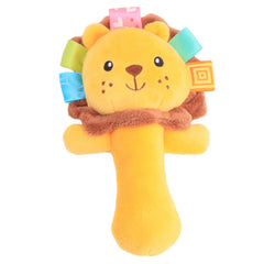 Animal Hand Bells Plush Baby Toy