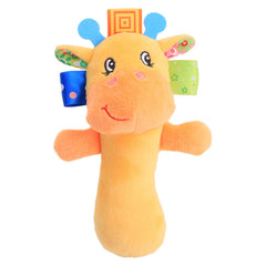 Animal Hand Bells Plush Baby Toy