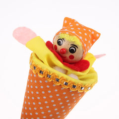 Retractable Smiling Clown Hide & Seek Funny Toy