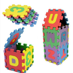 36pcs Mini Puzzle Kid  Alphabet Letters Numeral Foam