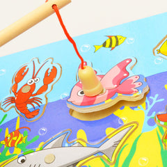 Magnetic Fishing Game & Jigsaw Puzzle Board