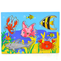 Magnetic Fishing Game & Jigsaw Puzzle Board